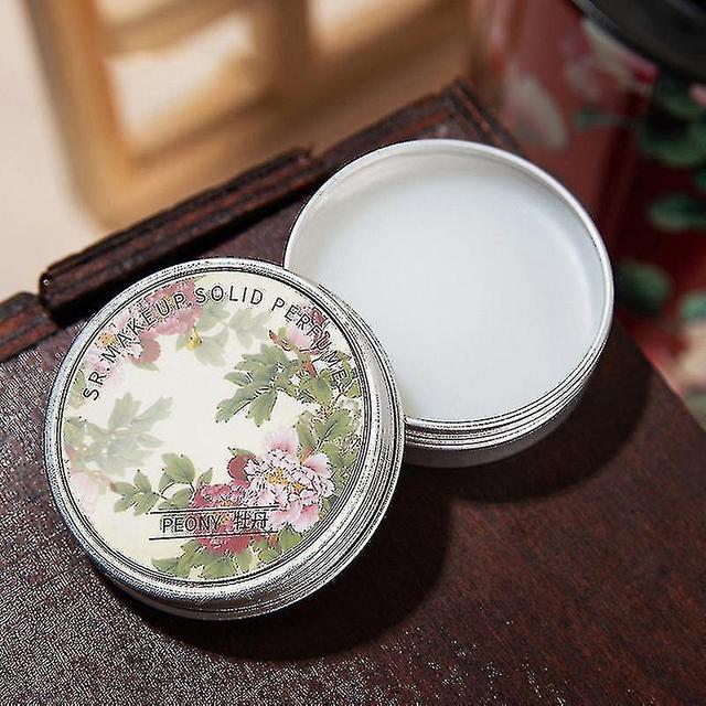 Skwtlv Chinese Women Solid Perfume Portable Solid Balm Long-lasting Fragrances Fresh And Elegant Female Solid Perfumes Peony on Productcaster.