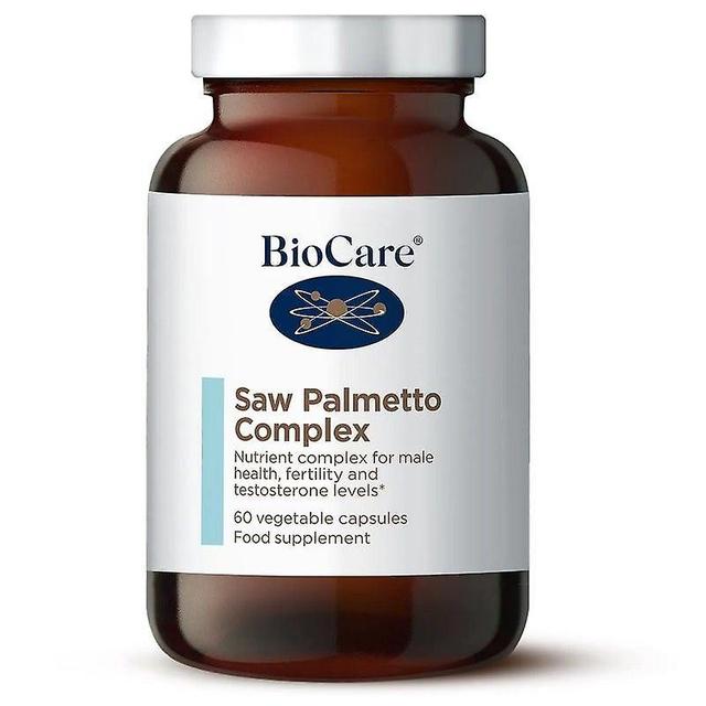 BioCare Sägepalmetto Komplex Vegicaps 60 (10160) on Productcaster.