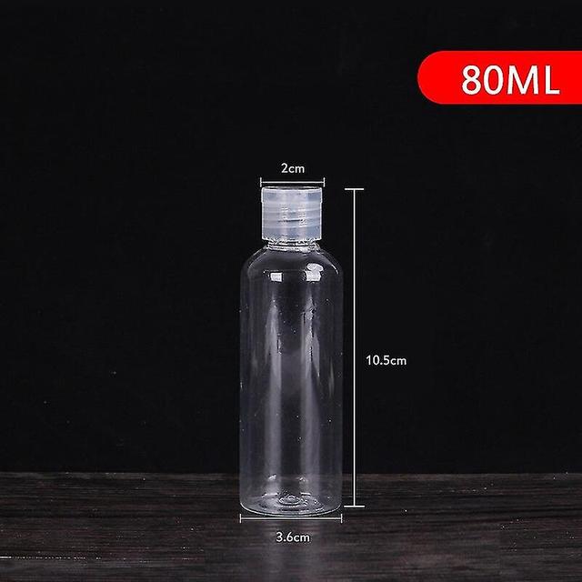 Sjioh 1pcs verscheidenheid aan maten lege heldere plastic clamshell / spray fles reisverpakking container cosmetica parfums opslagcontainer 80 ML on Productcaster.