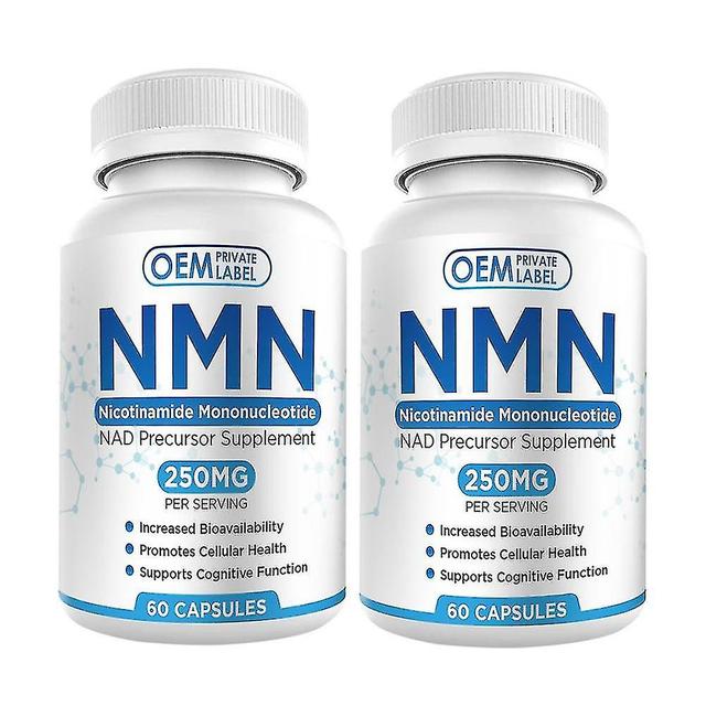 2pcs Nmn Double Strength | 250mg Dosage | Nicotinamide Mononucleotide | Anti-aging LONG on Productcaster.