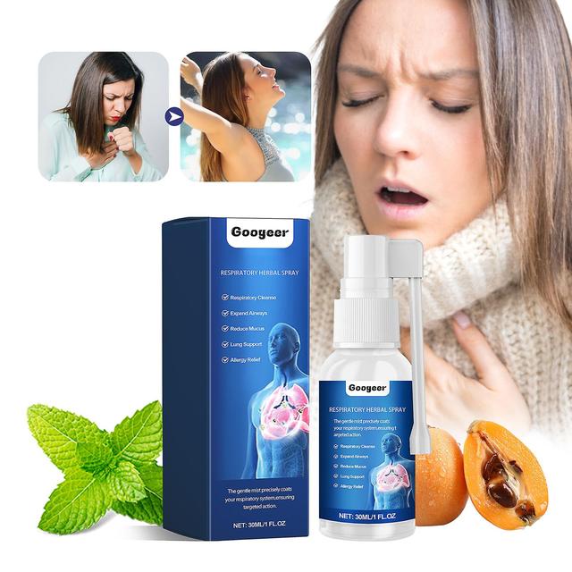 Ofocase Respiratory Cleansing Herbal Spray, Herbal Cleansing Spray, Lung Cleansing Spray, Powerful Lung Support&Cleanse&Respiratory 1pc on Productcaster.