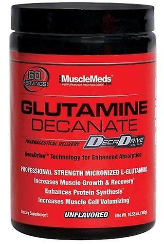 MuscleMeds Glutamine Decanate Ongevlamd 300 g on Productcaster.