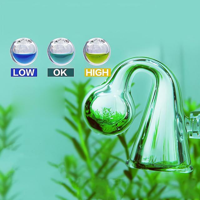 Co2 Glass Drop Checker Kit Monitoring Of Planted For Tank Co2 Levels 0.5oz Solut Spherical on Productcaster.