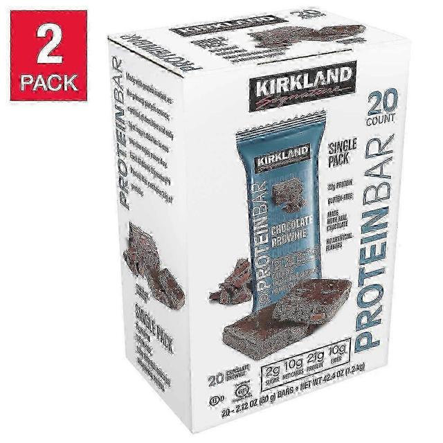 Kirkland Signature Barras de proteína de la firma Kirkland, brownie de chocolate, 2 ea on Productcaster.