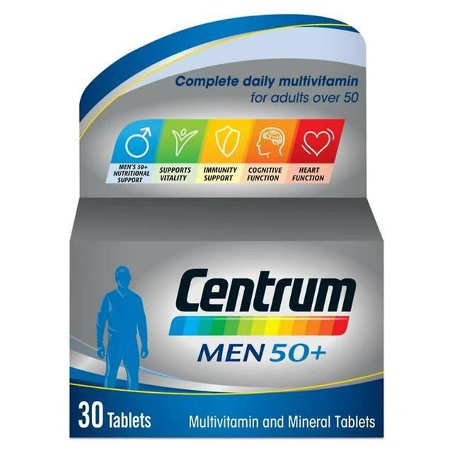 Centrum Advance 50+ Multivitamín & Antioxidanty pre starších dospelých - 30 tabliet on Productcaster.