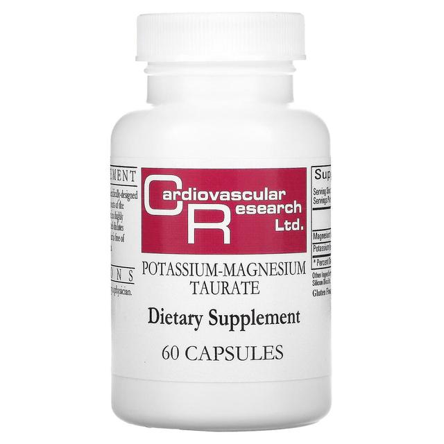 Cardiovascular Research Ltd. Cardiovascular Research Ltd., Potassium-Magnesium Taurate, 60 Capsules on Productcaster.