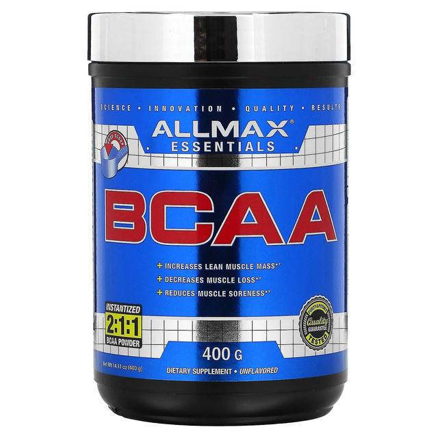 ALLMAX, BCAA, Instantiseret 2:1:1 Pulver, Ikke-aromatiseret, 14,11 oz (400 g) on Productcaster.