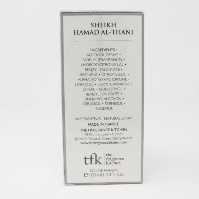 The Fragrance Kitchen Sheik Hamad Al-Thani Eau De Parfum 3.4oz/100ml New In Box 3.4 oz on Productcaster.