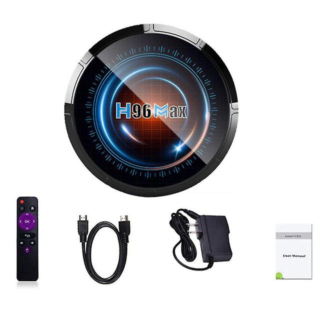 Scacv Kleine runde Smarts-TV-Box mit Androids 12 leistungsstarke Medias-Player-TV-Box für Wohnzimmer zu Hause 4G 64G UK plug on Productcaster.