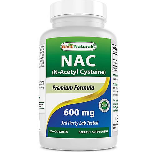 Best Naturals NAC, 600 mg, 250 Caps (Pack of 4) on Productcaster.