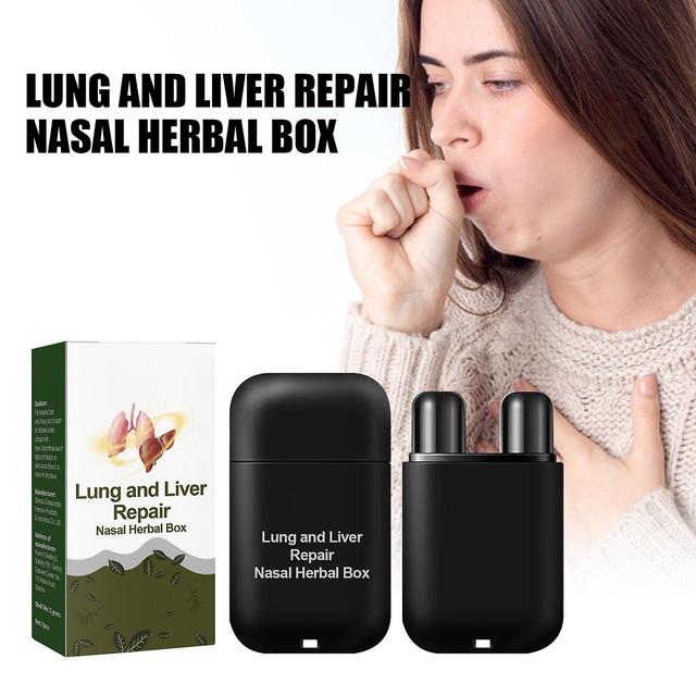 Wtowin Vegan Liver Cleaning Nasal Herbal Box, Nasal Inhaler For Liver, Vegan Lung Cleanse Body Detox & Repair Nasal Herbal Relif Stuffy Nose 1pcs on Productcaster.