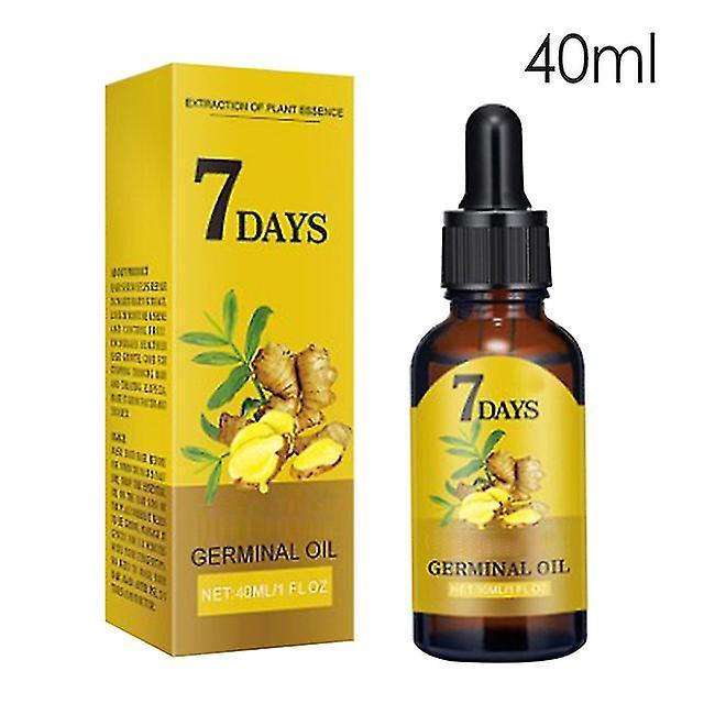 40ml Ginger Fast Hair Regrowth Essential Oil 7 Days Anti-loss Strong Root Nutrient Serum Treatment Growing Damage Restore Health on Productcaster.