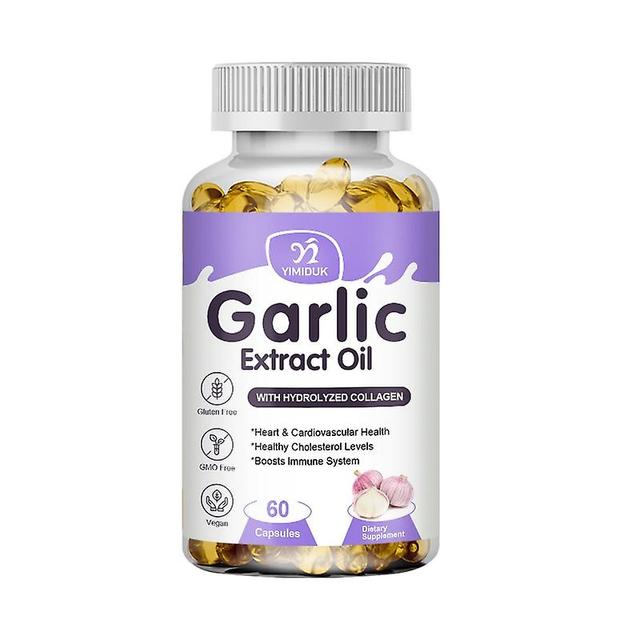 Eccpp Odorless Garlic Capsule Promotes Healthy Cholesterol Levels Immune System Support Garlic Extract Oil 1 Bottles 60 pcs on Productcaster.