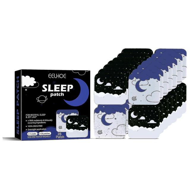 Eelhoe Sleep Aid Patch lindrer søvnløshed, irritabilitet, angst, forbedrer søvnsøvn, forbedrer søvnkvaliteten Sleep Patch 1 stk. on Productcaster.