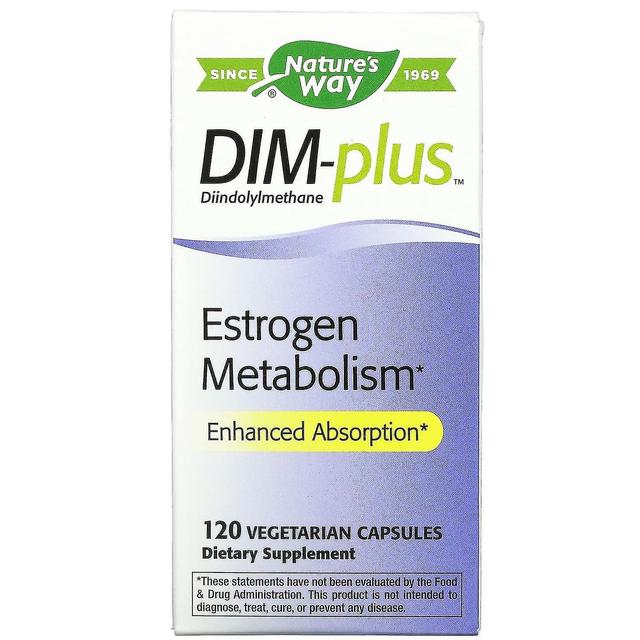 Nature's Way, DIM-plus, Metabolismo degli estrogeni, 120 capsule vegetariane on Productcaster.