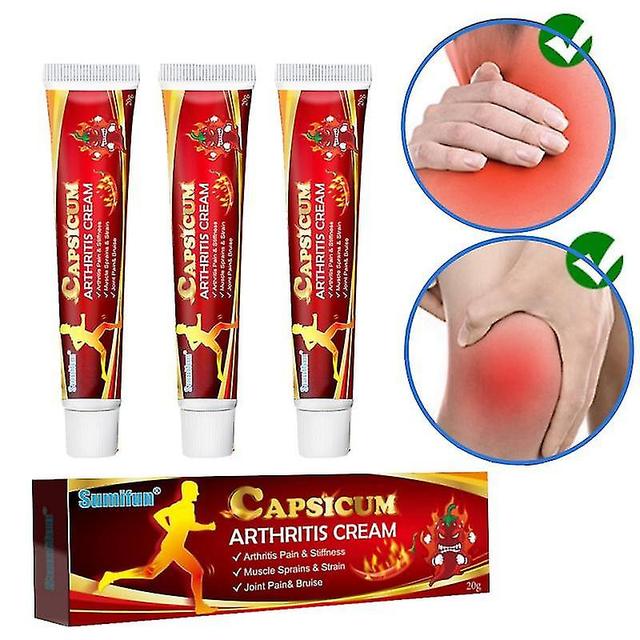 Hot Pepper Arthritis Plaster Pain Relief Plaster Back Neck Shoulder Chinese Herbal Medical Joint Cream 3pcs on Productcaster.