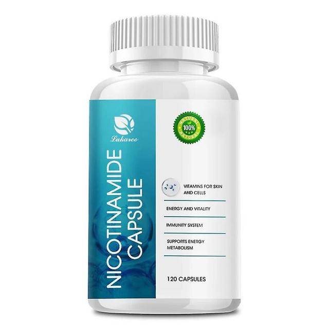 Hikig 500MG NAD Nicotinamide Capsule Dietary Beauty Supplement for Resistance to UV Rays Energy Metabolism Cellular Health 120pcs on Productcaster.