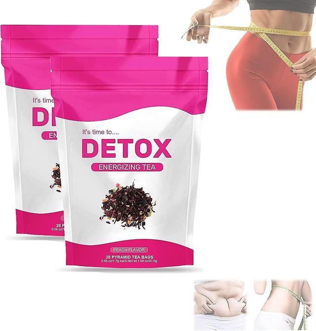 Detox Tea,all Natural Detox And Cleanse,helps Reduce Bloating, Natural Energy, Supports Immune System 28pcs hg.3.4 2 x 28 Pcs on Productcaster.