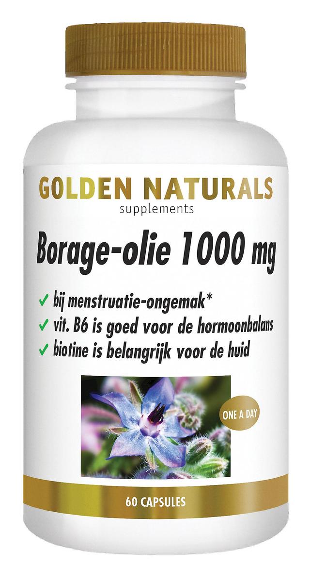 Golden Naturals Olej z ogórecznika 1000 mg (60 kapsułek softgel) on Productcaster.