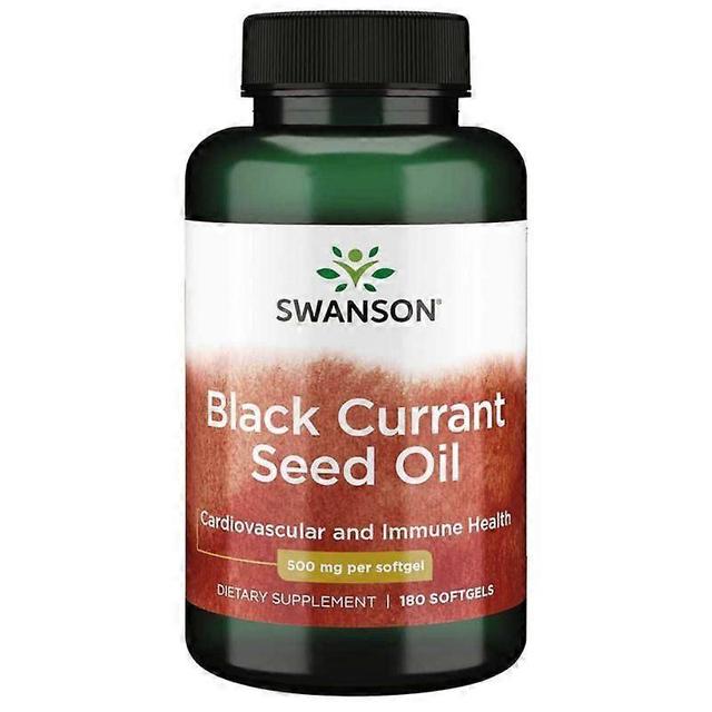 Swanson Black Currant Seed Oil 500mg Softgels 180 on Productcaster.