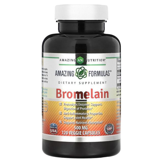 amazing nutrition Fantastisk näring, Bromelain, 500 mg, 120 Veggie kapslar on Productcaster.