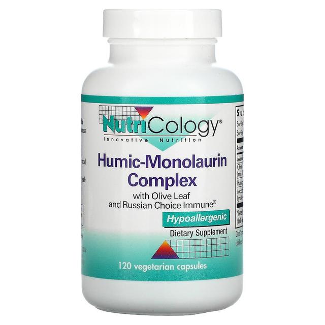 Nutricology, Humic-Monolaurin Complex, 120 Vegetarian Capsules on Productcaster.