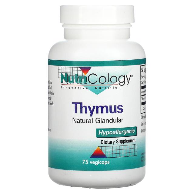 NutriCology Nutricologi, Thymus, 75 vegicaps on Productcaster.