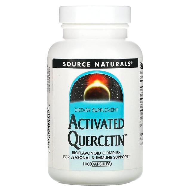 Source Naturals Bron Naturals, Geactiveerd Quercetine, 100 Capsules on Productcaster.