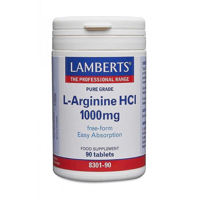 Lamberts l-arginine hcl 1000mg 90's on Productcaster.