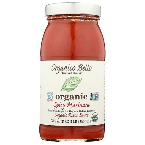 Organico Bello Sauce Pasta Spcy Mrnara O, Case of 6 X 25 Oz (Pack of 1) on Productcaster.