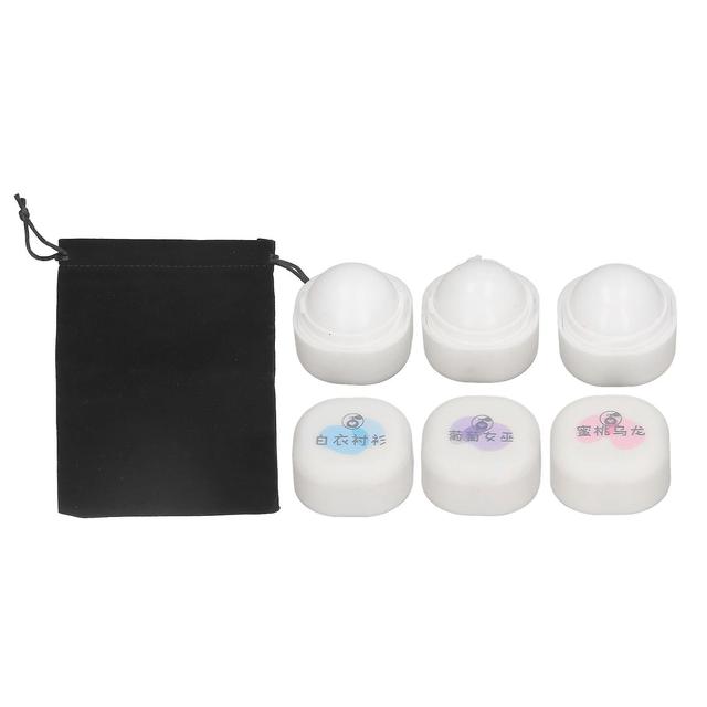 3pcs Solid Balm Pocket Portable Floral Fruity Scents Long Lasting Refreshing Solid Fragrance Perfume on Productcaster.