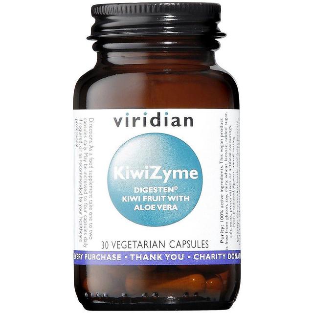 Viridian KiwiZyme with Aloe Vera Veg Caps 30 (483) on Productcaster.