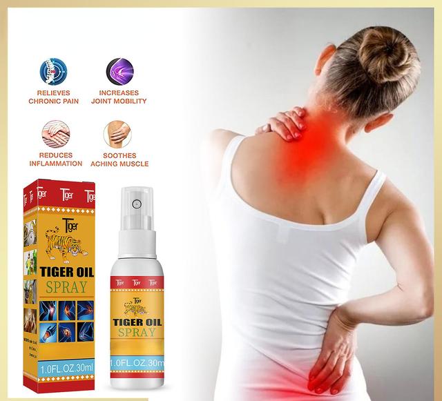 Zjrui Tiger Oil Spray, Rheumatic Soreness Relief Treatment Tiger Massage Oil Spray For Joint Muscle Arthritis Sprains,pain Relief 3 Pcs on Productcaster.