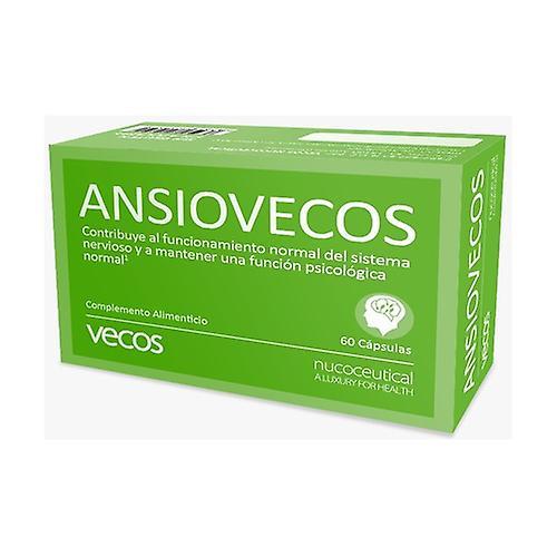 Vecos Anxiovecos with tryptophan anxiety and stress 60 capsules on Productcaster.