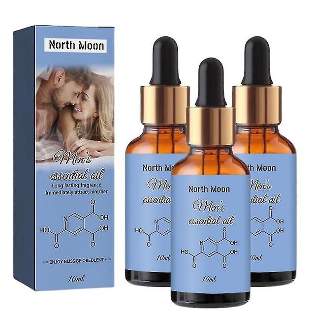 3pcs Pheromon für Mann ziehen Frauen an Androstenon Pheromon flirten sexy Parfüm sexuell stimulierendes ätherisches Öl Erwachsene Parfüm blau on Productcaster.