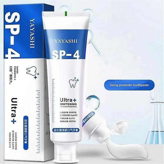 2023 Nouveau dentifrice probiotique Sp-4, Yayashi Sp-4 Dentifrice blanchissant SP4 bleu on Productcaster.