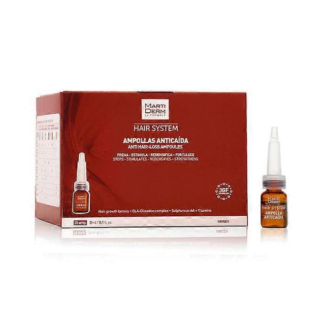 Martiderm hair system anti-hair loss 28 ampoules on Productcaster.