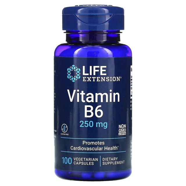 Life Extension, Vitamin B6, 250 mg, 100 Vegetarian Capsules on Productcaster.