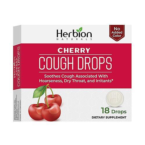 Herbion Naturals Gotas para la Tos, Cherry 18 Count (Pack de 1) on Productcaster.