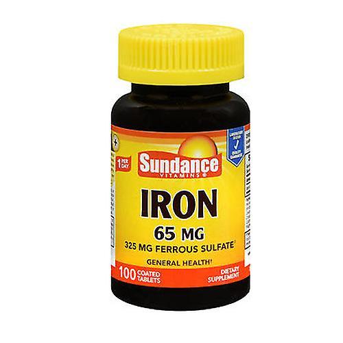 Sundance Vitamins Iron Tablets,65 mg,100 Tabs (Paquet de 4) on Productcaster.