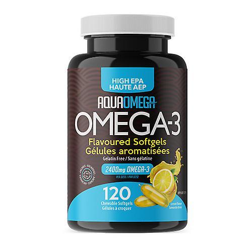 AquaOmega High EPA Chewables Citroen, 120 tellen on Productcaster.