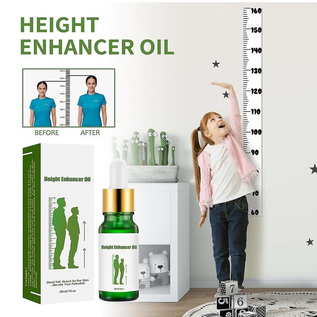 Height Enhancer Oil, Healthy Height Growth Oil, Height Booster Drops, Natural Herbal High Growth Essential Massage Oil on Productcaster.