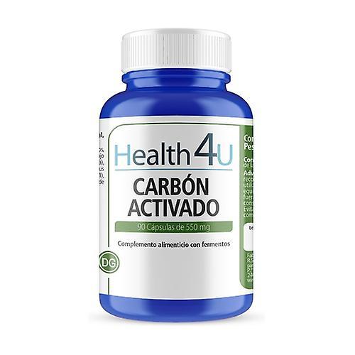 Health 4U Activated carbon 90 capsules of 550mg on Productcaster.