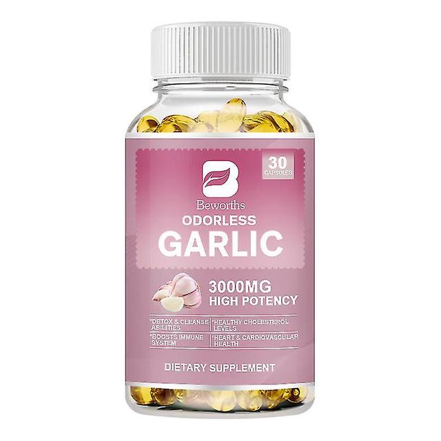 Guoguo 120pcs organische knoflook extract capsule immuun, hart, bloeddruk en cholesterol ondersteuning verhoging glutathion niveau cellulaire detox... on Productcaster.