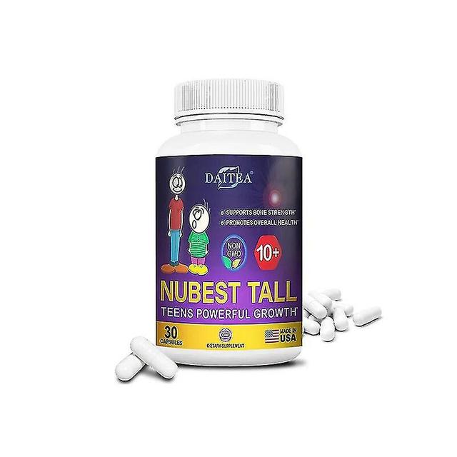 Nubest Tall 10+ - Pituuskasvulisä lapsille (10+)&; teini-ikäisille, sisältää kalsiumia, vitamiineja ja kivennäisaineita -Height Growth Pills-yvan 3... on Productcaster.