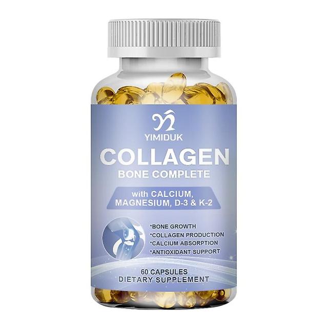 Eccpp Collagen Bone Complete Capsules Formula With Plant Calcium & Magnesium For Bone Growth Collagen Production Calcium 1 Bottles 60PCS on Productcaster.