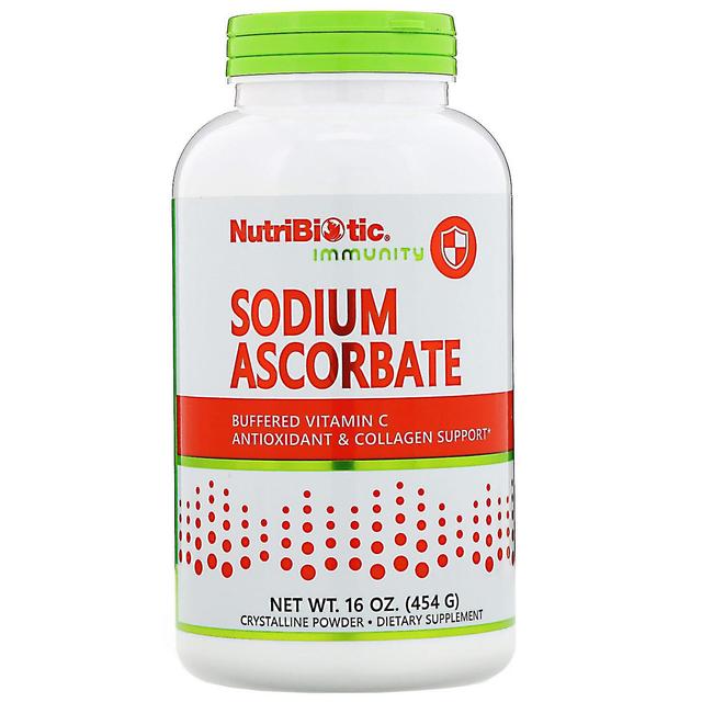 NutriBiotic, Immunity, Sodium Ascorbate, Crystalline Powder, 16 oz (454 g) on Productcaster.