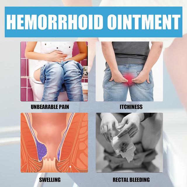 Haemorrhoid Cream Haemorrhoids Haemorrhoid Ointment Lymphatic Drainage Itching Relief Herbs -3pcs on Productcaster.