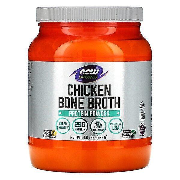 NOW Foods Ora alimenti, sport, polvere proteica di brodo di ossa di pollo, 1,2 libbre (544 g) on Productcaster.